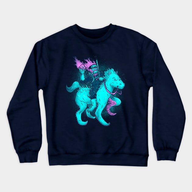 The Bodyless Seahorseman Crewneck Sweatshirt by nickv47